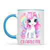 Personalised with Name, Magical Unicorn Kids Mug – Custom Unicorn Cup for Children – Available in 11oz, 6oz & Enamel Options