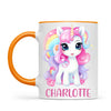 Personalised with Name, Magical Unicorn Kids Mug – Custom Unicorn Cup for Children – Available in 11oz, 6oz & Enamel Options