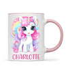 Personalised with Name, Magical Unicorn Kids Mug – Custom Unicorn Cup for Children – Available in 11oz, 6oz & Enamel Options