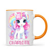 Personalised with Name, Magical Unicorn Kids Mug – Custom Unicorn Cup for Children – Available in 11oz, 6oz & Enamel Options