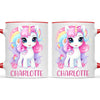 Personalised with Name, Magical Unicorn Kids Mug – Custom Unicorn Cup for Children – Available in 11oz, 6oz & Enamel Options