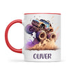 Personalised with Name, Monster Truck Adventure Kids Mug – Custom Off-Road Racing Cup for Children – Available in 11oz, 6oz & Enamel Options