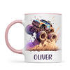 Personalised with Name, Monster Truck Adventure Kids Mug – Custom Off-Road Racing Cup for Children – Available in 11oz, 6oz & Enamel Options