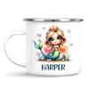 Personalised with Name, Mermaid Princess Kids Mug – Custom Ocean Fantasy Cup for Children – Available in 11oz, 6oz & Enamel
