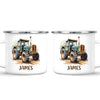 Personalised with Name, Vintage Tractor Kids Mug – Custom Farm Vehicle Cup for Children – Available in 11oz, 6oz & Enamel