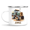 Personalised with Name, Vintage Tractor Kids Mug – Custom Farm Vehicle Cup for Children – Available in 11oz, 6oz & Enamel