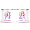 Personalised with Name, Magical Unicorn Kids Mug – Custom Unicorn Cup for Children – Available in 11oz, 6oz & Enamel Options