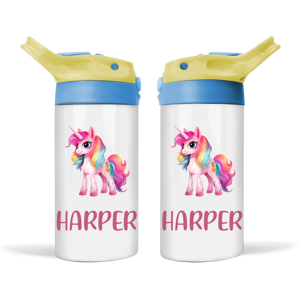 Dreamy Unicorn - Personalised Sippy Bottle