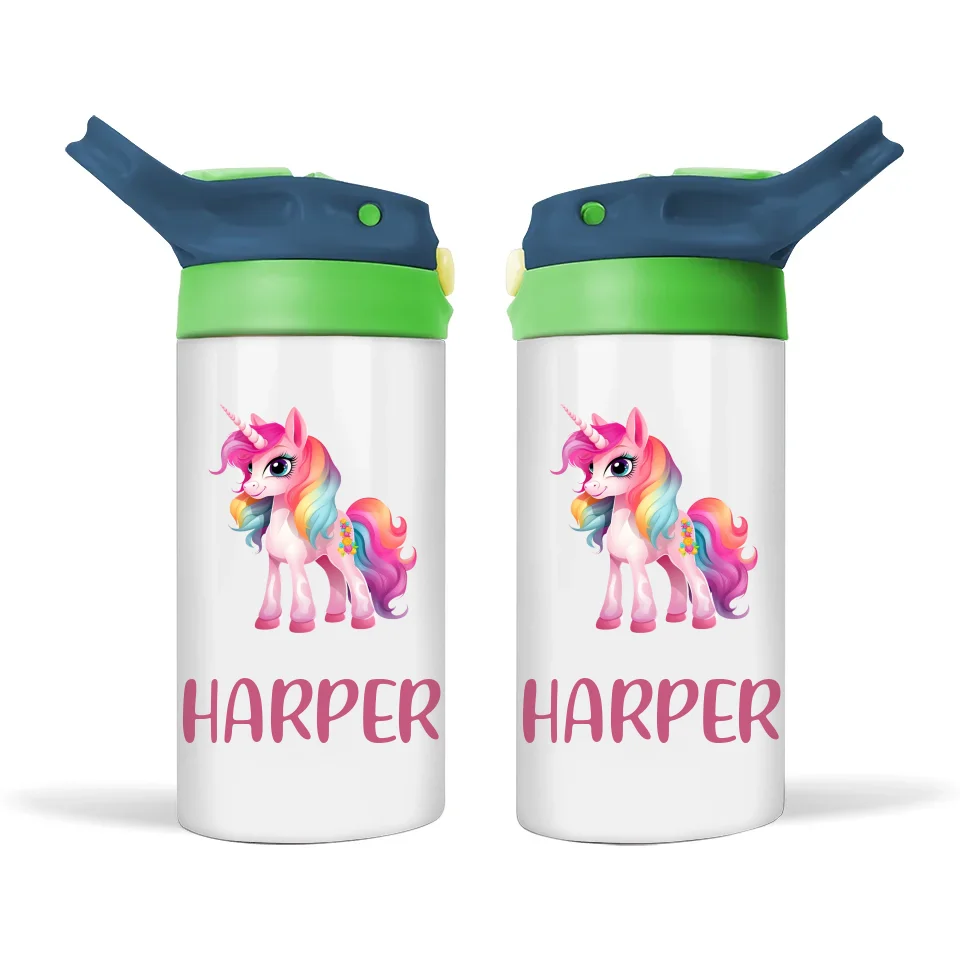 Dreamy Unicorn - Personalised Sippy Bottle