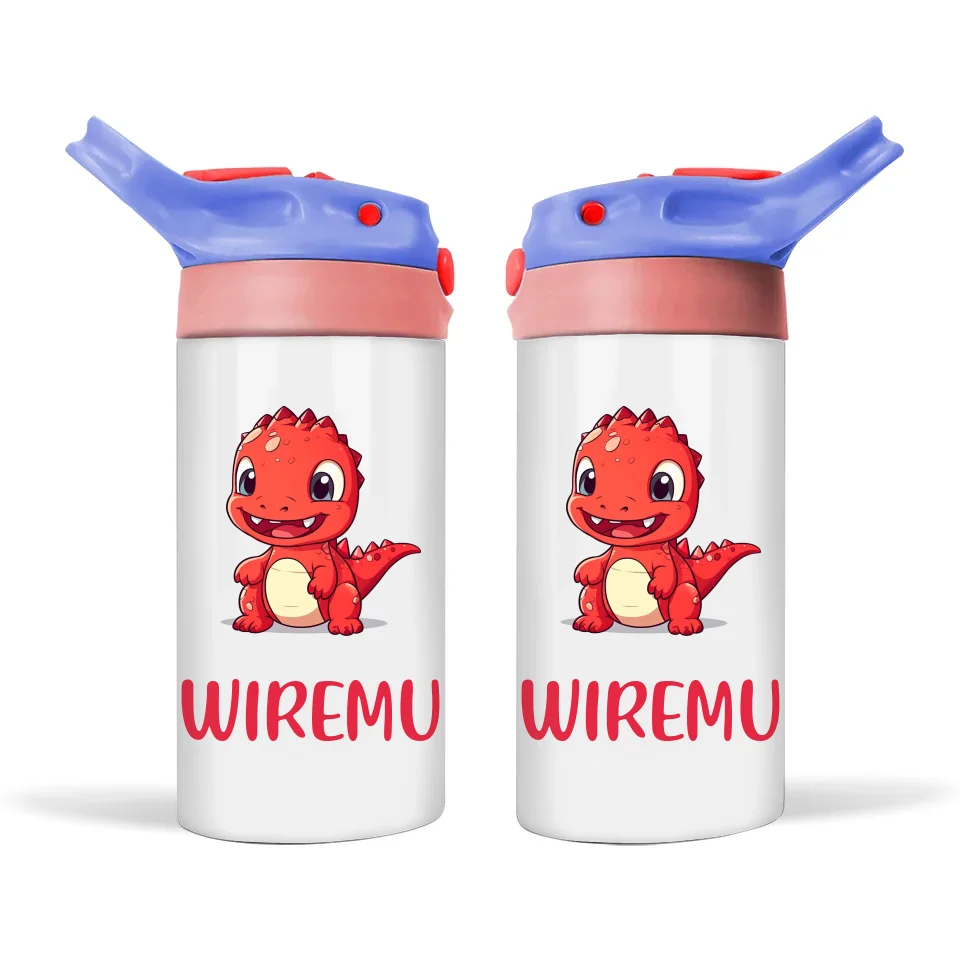 Personalised Kids Sippy Bottle - Double-Walled Vacuum Insulated