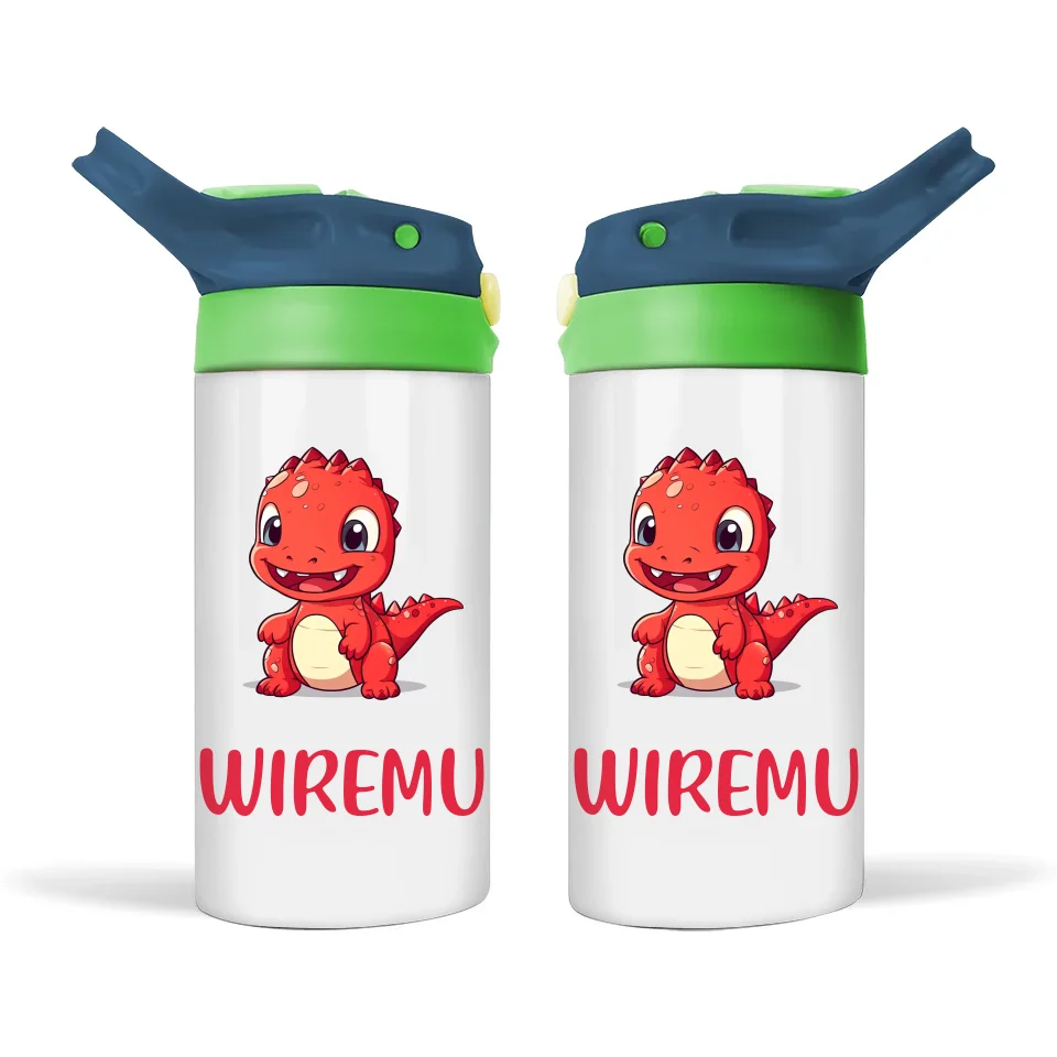 Personalised Kids Sippy Bottle - Double-Walled Vacuum Insulated