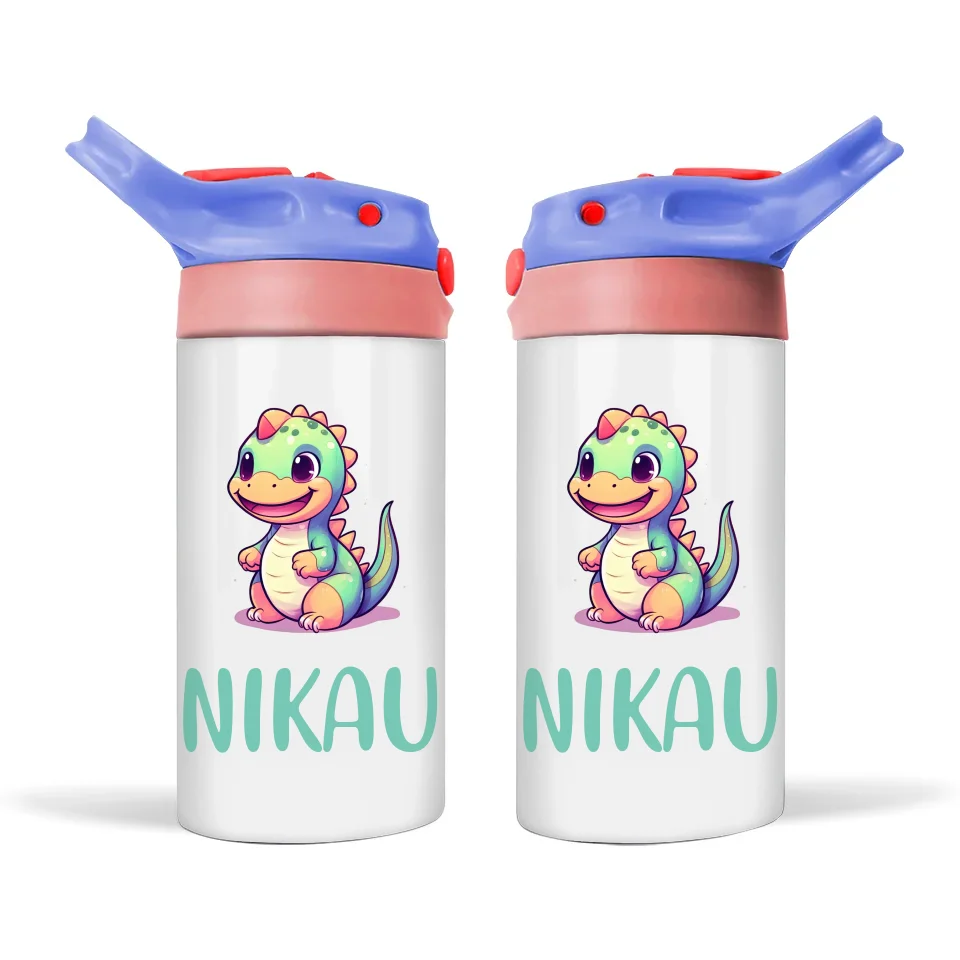 Personalised Kids Sippy Bottle - Double-Walled Vacuum Insulated