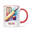 Personalised Cricket Mug with Name – Custom Gift for Future Cricketers