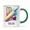 Personalised Cricket Mug with Name – Custom Gift for Future Cricketers
