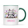 Personalised Easter Mug – Cute Lamb with Bunny Ears & Eggs – Custom Name Kids Cup – Ceramic or Enamel – NZ Made Gift