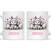 Personalised Easter Mug – Cute Lamb with Bunny Ears & Eggs – Custom Name Kids Cup – Ceramic or Enamel – NZ Made Gift