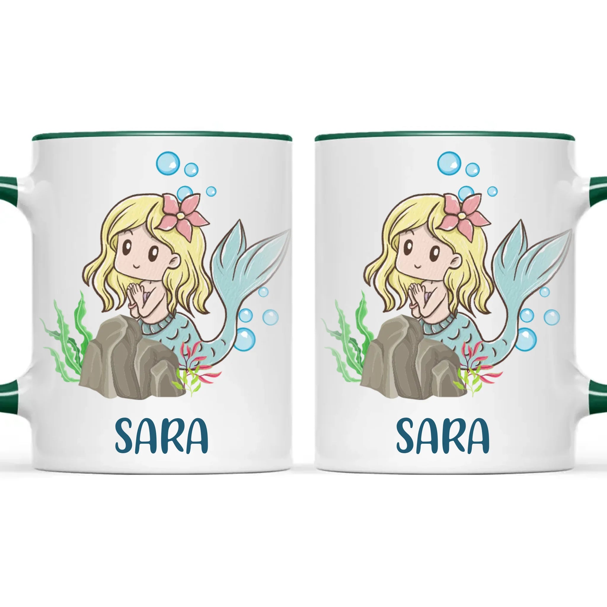 Personalised Mermaid Lagoon Kids Mug