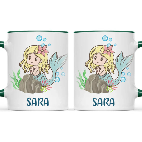 Personalised Mermaid Lagoon Kids Mug
