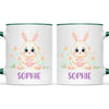 Personalised Bunny in Bloom Kids Mug