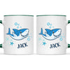 Personalised Little Blue Shark Kids Mug