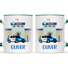 Personalised Police Station Kids Mug