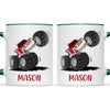Personalised Red Monster Truck Kids Mug