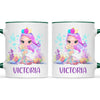 Personalised Under the Sea Mermaid Kids Mug