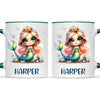 Personalised with Name, Mermaid Princess Kids Mug – Custom Ocean Fantasy Cup for Children – Available in 11oz, 6oz & Enamel