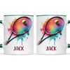 Custom Kids Tennis Mug – Personalised Name Gift for Young Tennis Lovers