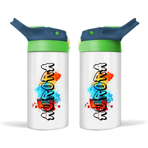 Personalised Name Sippy Drink Bottle