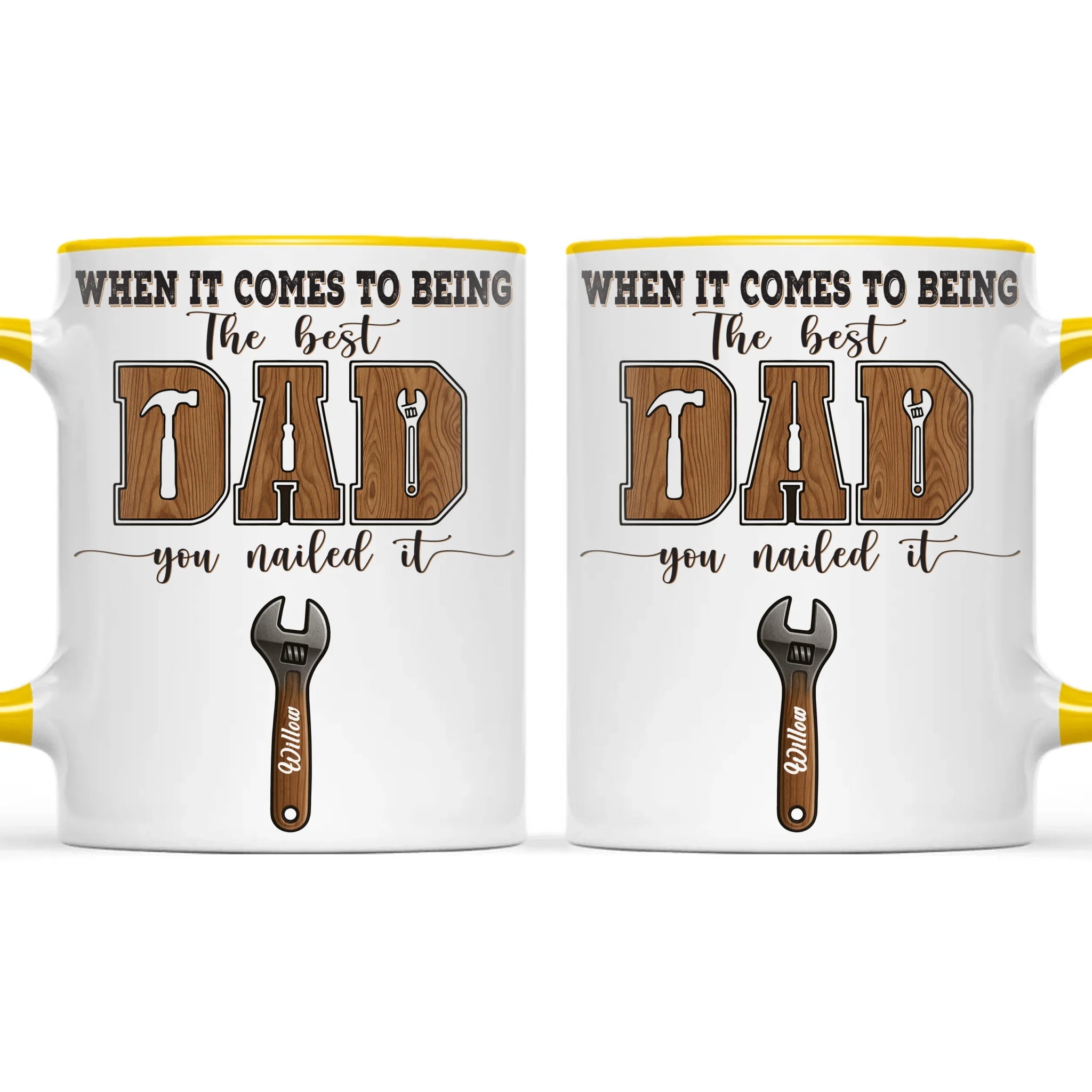 When It Comes To Being Best Dad You Nailed It Mug