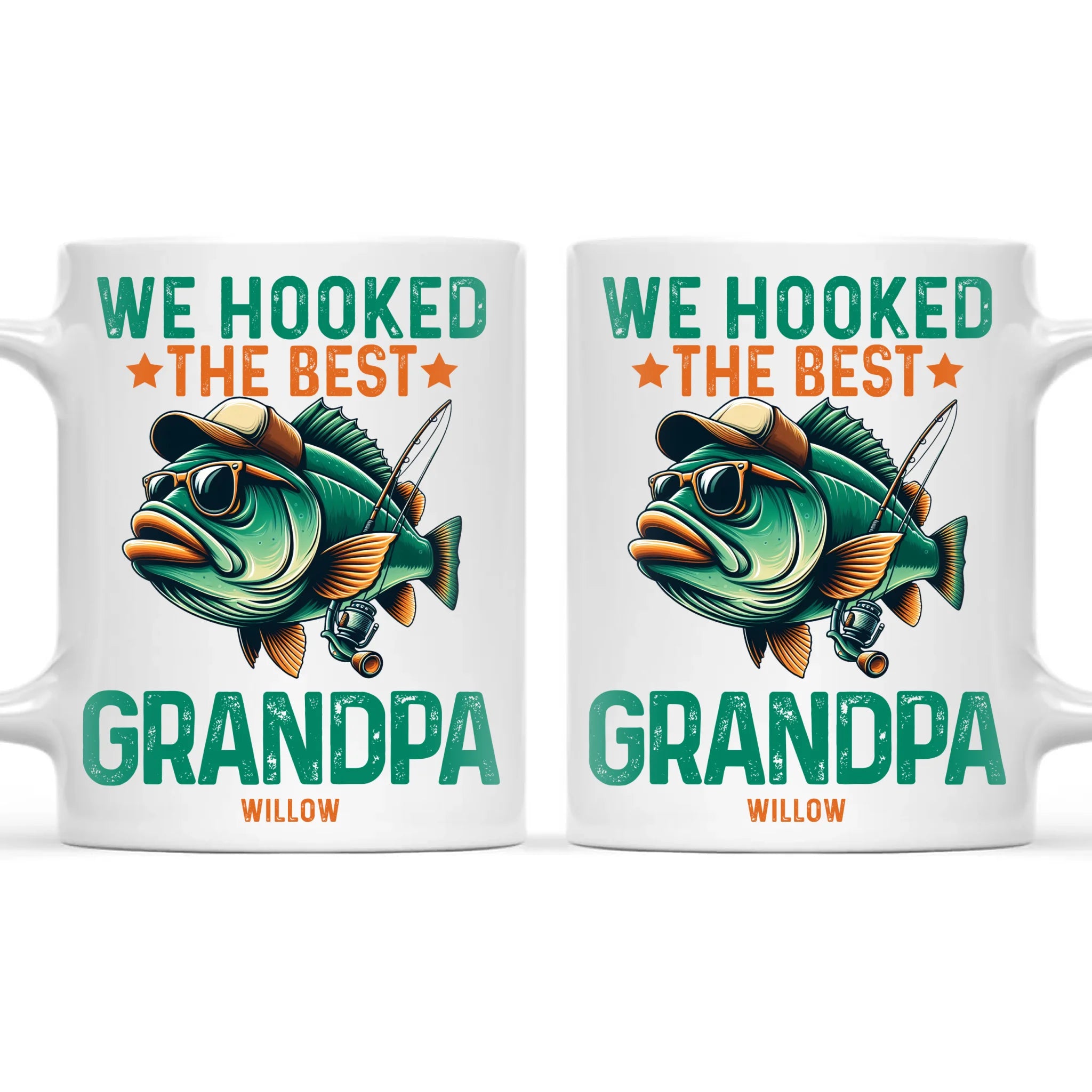We Hooked The Best Grandpa Mug
