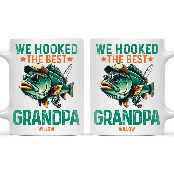 We Hooked The Best Grandpa Mug