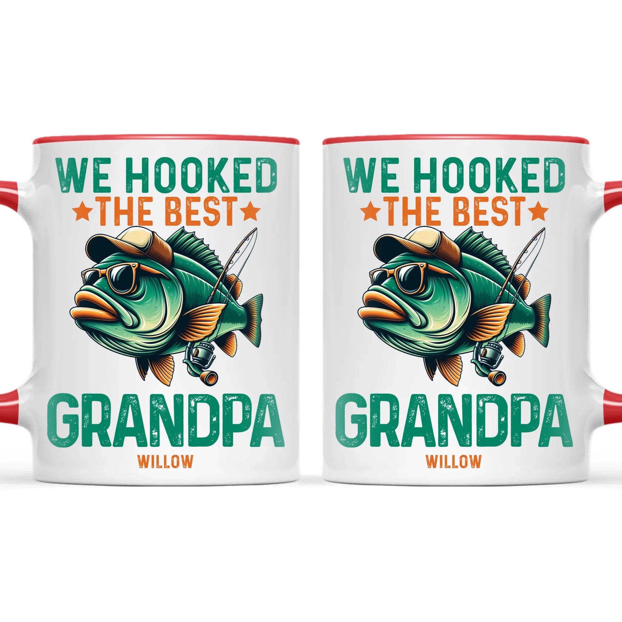 We Hooked The Best Grandpa Mug