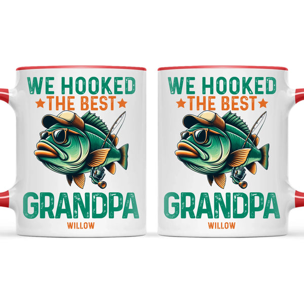We Hooked The Best Grandpa Mug