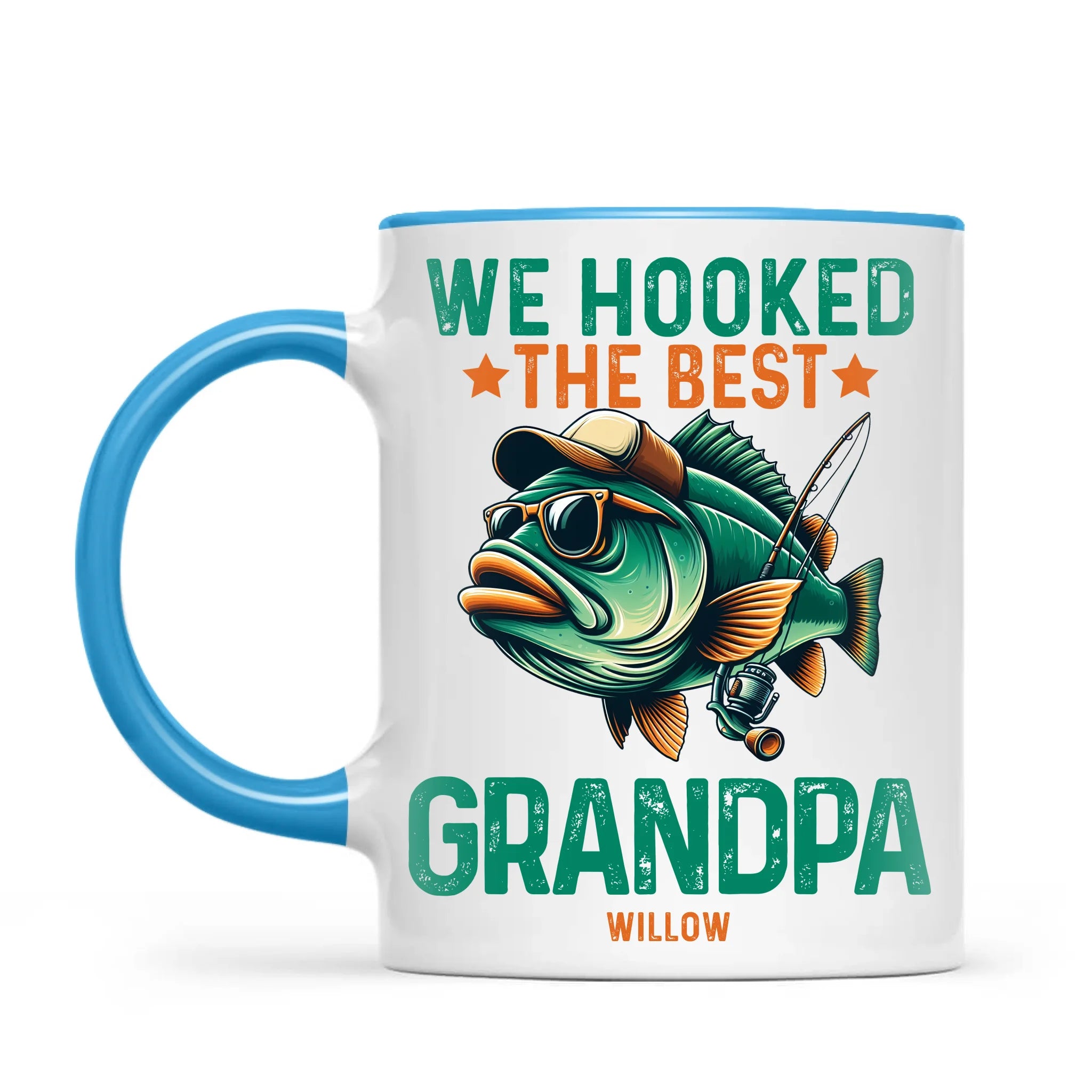 We Hooked The Best Grandpa Mug