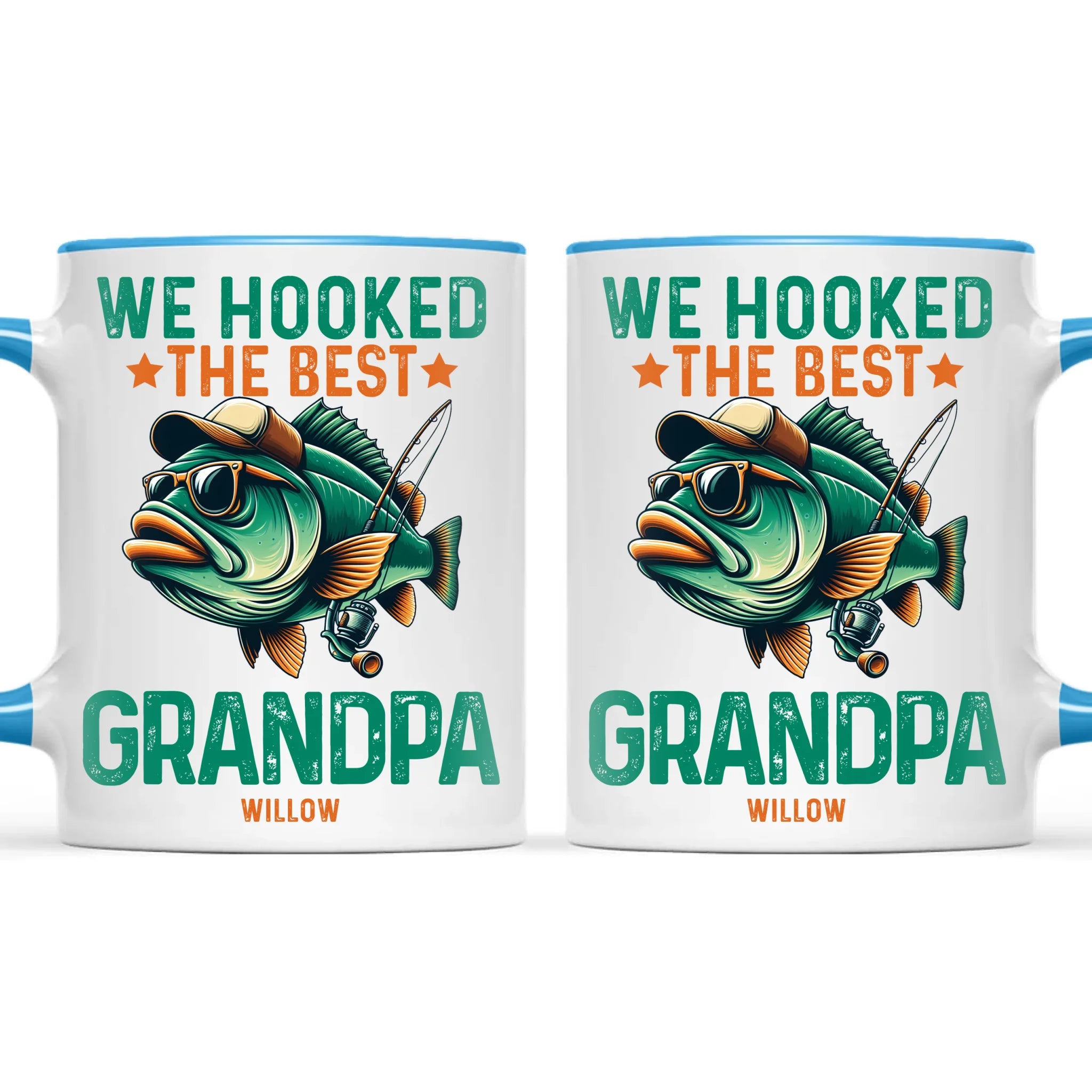 We Hooked The Best Grandpa Mug
