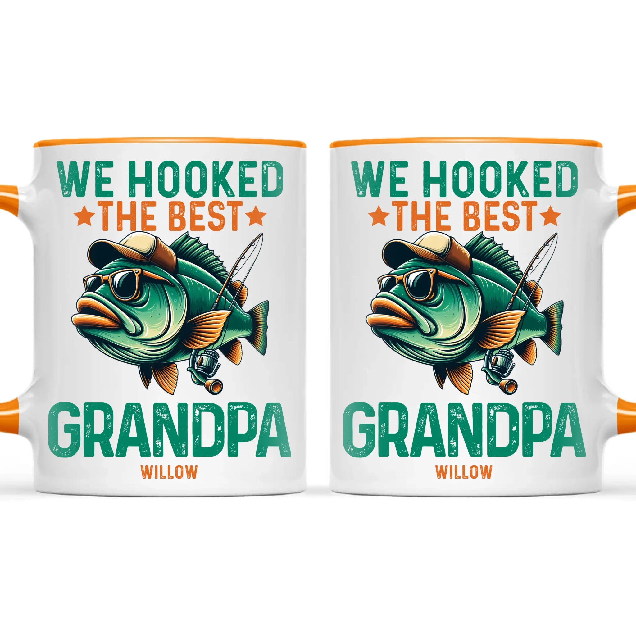 We Hooked The Best Grandpa Mug