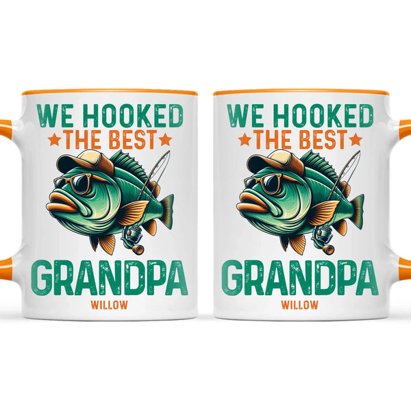 We Hooked The Best Grandpa Mug