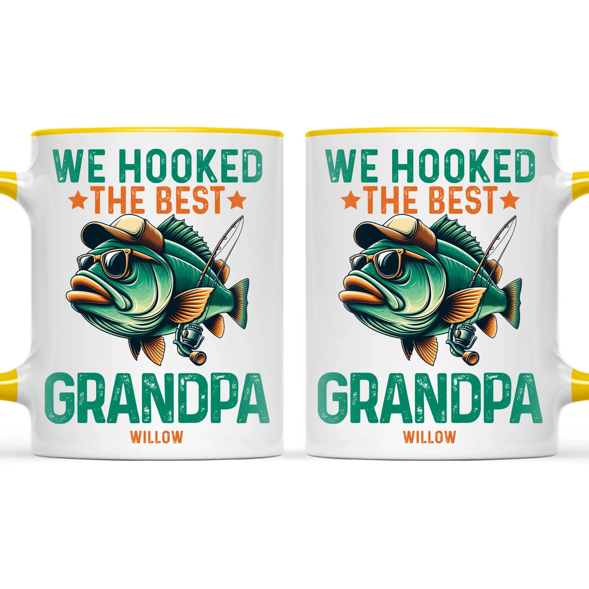 We Hooked The Best Grandpa Mug