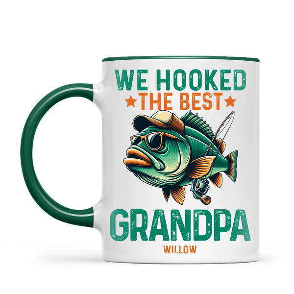 We Hooked The Best Grandpa Mug