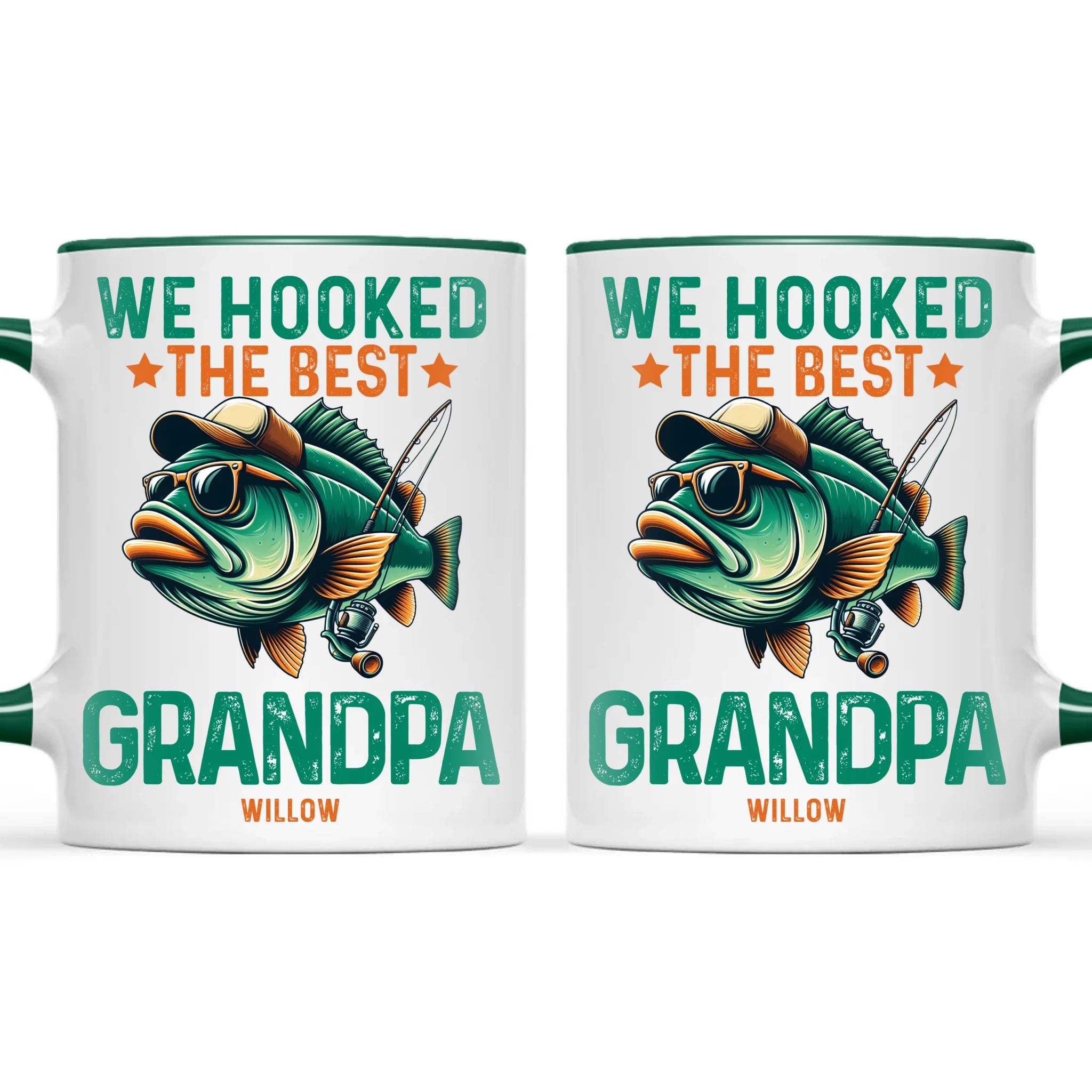 We Hooked The Best Grandpa Mug