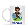 Personalised Rugby Kid Mug