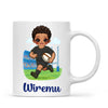 Personalised Rugby Kid Mug
