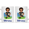 Personalised Rugby Kid Mug
