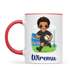 Personalised Rugby Kid Mug