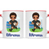 Personalised Rugby Kid Mug
