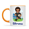 Personalised Rugby Kid Mug