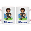 Personalised Rugby Kid Mug