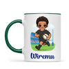 Personalised Rugby Kid Mug